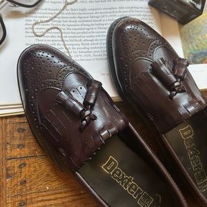 Leather wingtip Oxford shoes / unisex